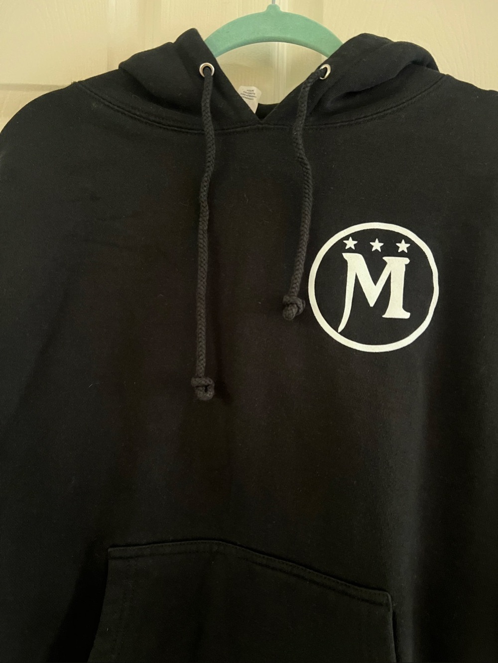 Murlarkey Logo Hoodie Independent Trading Company Black Pullover Size small - Picture 2 of 11